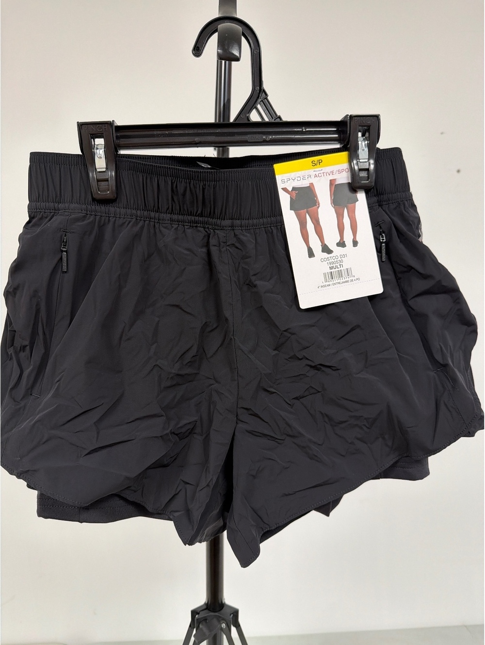 Spyder Active/Sport Women's Black Athletic Shorts Small 0021